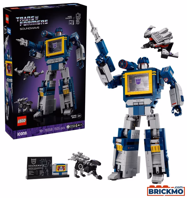 LEGO Icons 10358 Transformers: Soundwave
